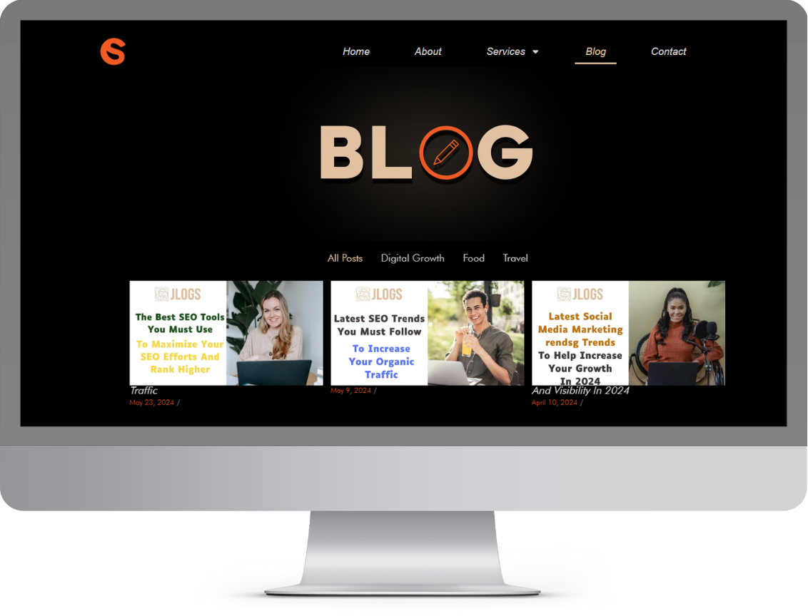 Clickspring Digital Marketing agency Blog website development